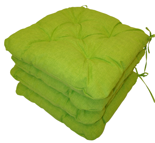 Sedák UNI Maxi barva světle zelený melír - set 4 kusy