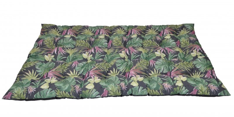 Matrace zahradní MAXI 180x115 cm - motiv monstera