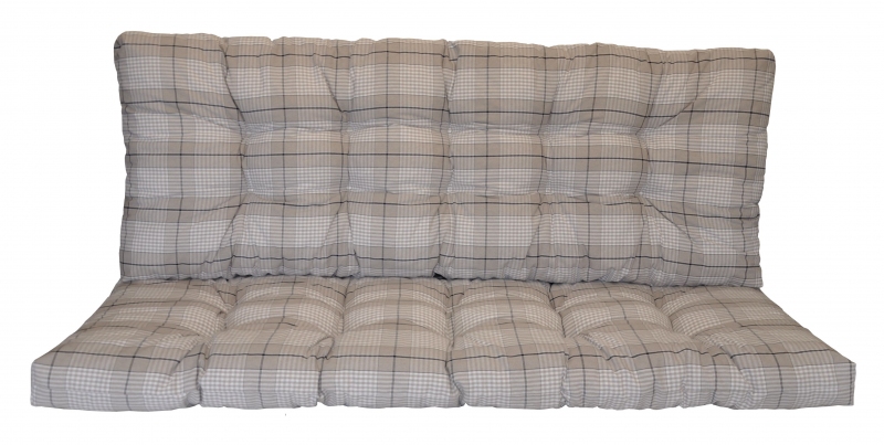 Polstr na zahradní houpačku 130 cm - látka Antik kostka
