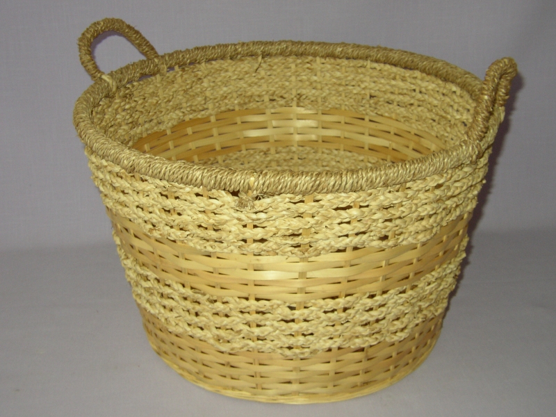 Bambusový koš natural velikost L - kopie